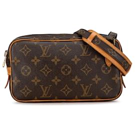 Louis Vuitton-Bolso cruzado Pochette Marly Monogram Louis Vuitton marrón-Castaño