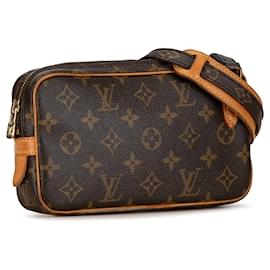 Louis Vuitton-Bolso cruzado Pochette Marly Monogram Louis Vuitton marrón-Castaño