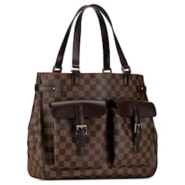 Louis Vuitton-Bolso Tote Uzes Damier Ebene Louis Vuitton marrón-Castaño