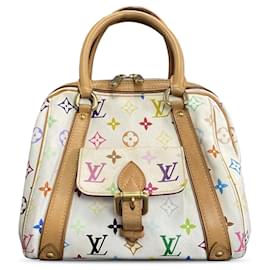 Louis Vuitton-Bolsa de mão Priscilla Monogram Multicolore Louis Vuitton branca-Branco