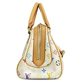 Louis Vuitton-Bolsa de mão Priscilla Monogram Multicolore Louis Vuitton branca-Branco