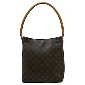 Louis Vuitton-Bolso de hombro Louis Vuitton Monogram Looping GM marrón-Castaño