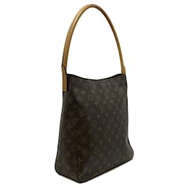 Louis Vuitton-Bolso de hombro Louis Vuitton Monogram Looping GM marrón-Castaño