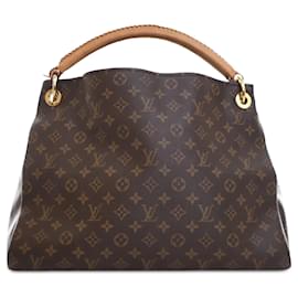 Louis Vuitton-Bolso hobo Artsy MM Monograma Louis Vuitton marrón-Castaño