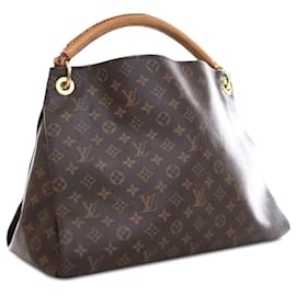 Louis Vuitton-Bolso hobo Artsy MM Monograma Louis Vuitton marrón-Castaño