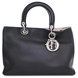 Dior-Black Dior Medium Diorissimo Satchel-Black