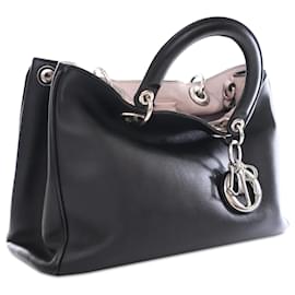 Dior-Black Dior Medium Diorissimo Satchel-Black