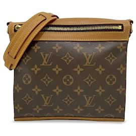 Louis Vuitton-Bolso cruzado Saumur PM Monograma Louis Vuitton marrón-Castaño