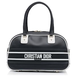 Dior-Black Dior Medium Dior Vibe Bowling Bag Satchel-Black