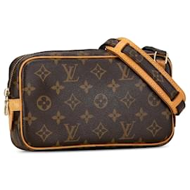 Louis Vuitton-Bolso cruzado Pochette Marly Monogram Louis Vuitton marrón-Castaño