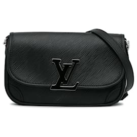 Louis Vuitton-Bolsa transversal Buci Epi preta Louis Vuitton-Preto