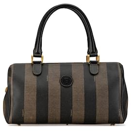Fendi-Sac Boston Pequin marron de Fendi-Marron