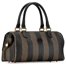 Fendi-Sac Boston Pequin marron de Fendi-Marron