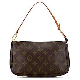 Louis Vuitton-Bolso de hombro Pochette Accessoires Monogram Louis Vuitton marrón-Castaño