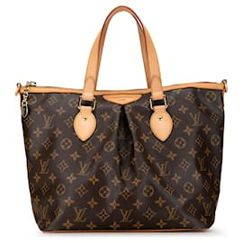 Louis Vuitton-Bolso Palermo PM Monograma Louis Vuitton marrón-Castaño