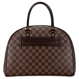 Louis Vuitton-Bolso de viaje Nolita Damier Ebene Louis Vuitton marrón-Castaño