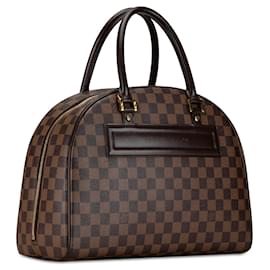 Louis Vuitton-Bolso de viaje Nolita Damier Ebene Louis Vuitton marrón-Castaño