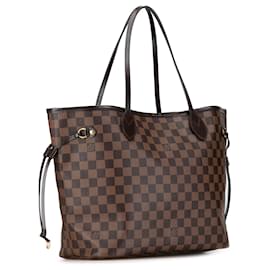 Louis Vuitton-Sac tote Neverfull MM Damier Ebene Louis Vuitton marron-Marron