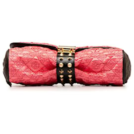 Louis Vuitton-Bolsa Clutch Coquette Monograma Louis Vuitton Rosa-Rosa