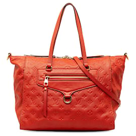 Louis Vuitton-Bolsa Lumineuse PM em Monograma Empreinte Vermelha da Louis Vuitton-Vermelho