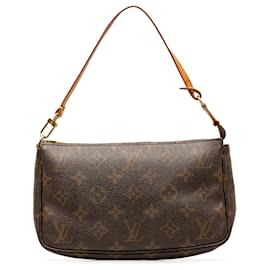 Louis Vuitton-Bolso de hombro Pochette Accessoires Monogram Louis Vuitton marrón-Castaño