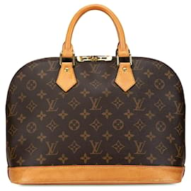 Louis Vuitton-Bolso de mano Alma PM Monograma Louis Vuitton marrón-Castaño