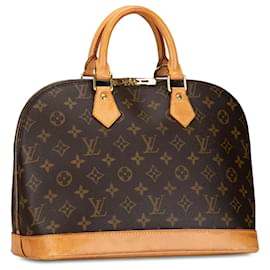 Louis Vuitton-Bolso de mano Alma PM Monograma Louis Vuitton marrón-Castaño