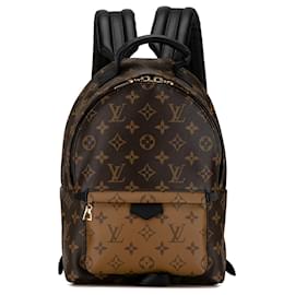 Louis Vuitton-Mochila Palm Springs PM Monogram Reverse Louis Vuitton marrón-Castaño