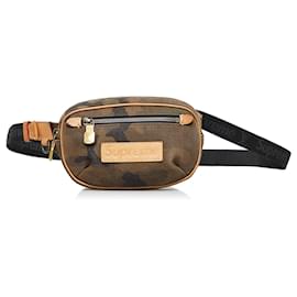 Louis Vuitton-Brown Louis Vuitton x Supreme Camouflage Belt Bag PM-Brown