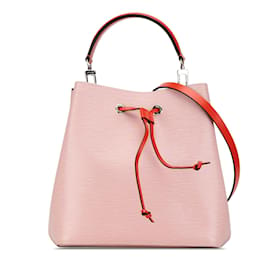 Louis Vuitton-Bolsa bucket Neonoe Epi rosa Louis Vuitton-Rosa