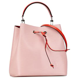 Louis Vuitton-Bolsa bucket Neonoe Epi rosa Louis Vuitton-Rosa