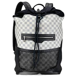 Louis Vuitton-Mochila Matchpoint Coastline Damier Azur Louis Vuitton branca-Branco