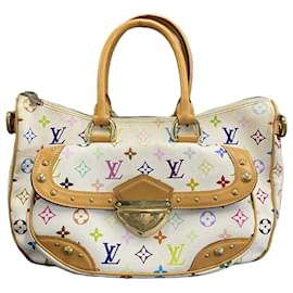 Louis Vuitton-Bolsa Rita Monograma Multicolorido Louis Vuitton Branca-Branco