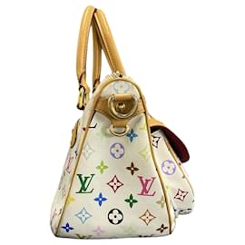 Louis Vuitton-Bolsa Rita Monograma Multicolorido Louis Vuitton Branca-Branco