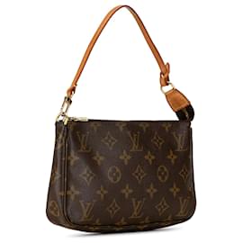 Louis Vuitton-Bolso de hombro Pochette Accessoires Monogram Louis Vuitton marrón-Castaño