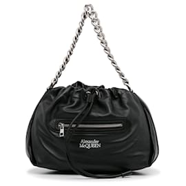 Alexander Mcqueen-Black Alexander McQueen The Ball Bundle Bag-Black
