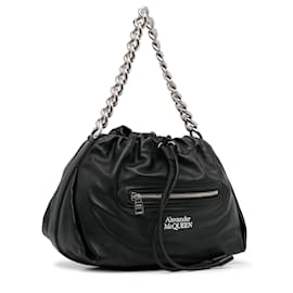 Alexander Mcqueen-Black Alexander McQueen The Ball Bundle Bag-Black