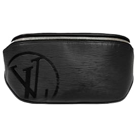 Louis Vuitton-Black Louis Vuitton Epi Initials Belt Bag-Black