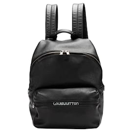 Louis Vuitton-Black Louis Vuitton Taiga Apollo Backpack-Black