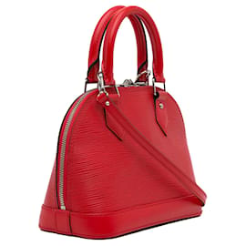 Louis Vuitton-Sac à main Epi Alma BB rouge Louis Vuitton-Rouge