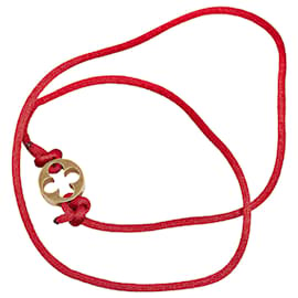 Louis Vuitton-Bracelet en cordon de soie rouge Louis Vuitton Sun Idylle-Rouge