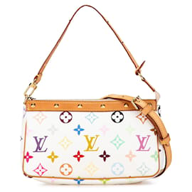 Louis Vuitton-Bolsa de ombro Pochette Accessoires Monogram Multicolore Louis Vuitton branca-Branco