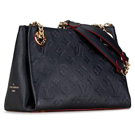 Louis Vuitton-Bolsa de ombro Surene BB em Monogram Empreinte azul Louis Vuitton-Azul