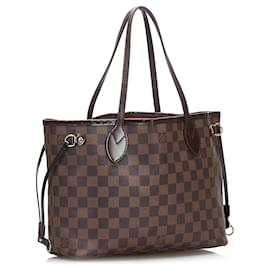 Louis Vuitton-Sac tote Neverfull PM Damier Ebene Louis Vuitton marron-Marron