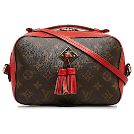 Louis Vuitton-Bolso Saintonge Monograma Louis Vuitton marrón-Castaño