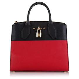 Louis Vuitton-Bolsa City Steamer PM vermelha Louis Vuitton-Vermelho