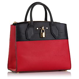 Louis Vuitton-Bolsa City Steamer PM vermelha Louis Vuitton-Vermelho