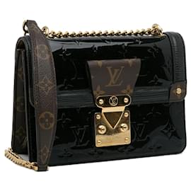 Louis Vuitton-Bolsa transversal Wynwood em Monogram Vernis preto da Louis Vuitton-Preto