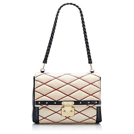 Louis Vuitton-Bolso de solapa Malletage de Louis Vuitton marrón-Castaño