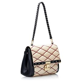 Louis Vuitton-Bolso de solapa Malletage de Louis Vuitton marrón-Castaño